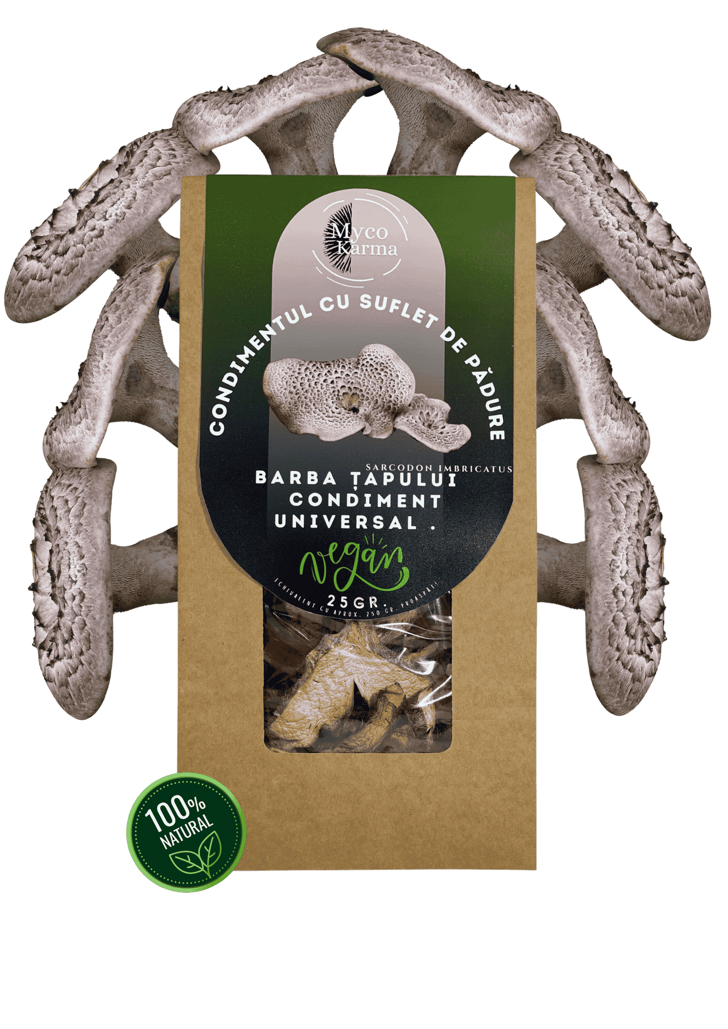 Ciuperca barba țapului uscat.