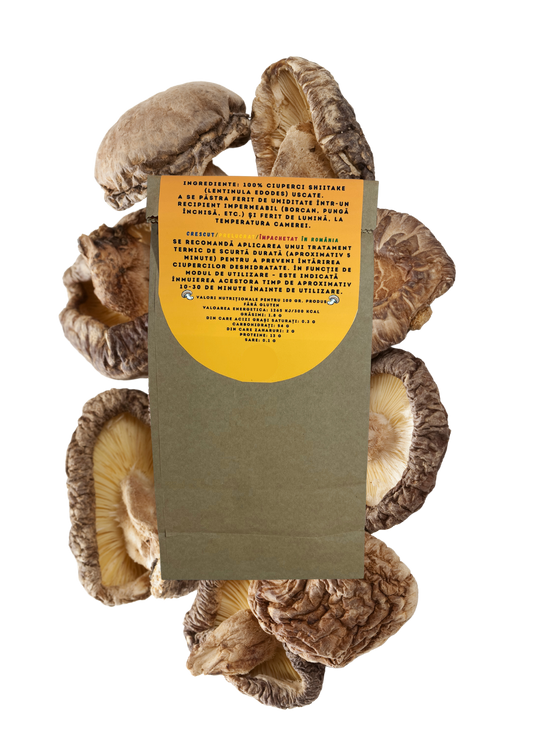 Shiitake dolofane uscate.