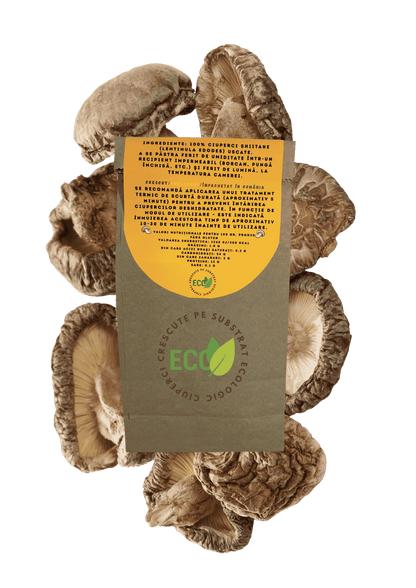 Shiitake dolofane uscate.